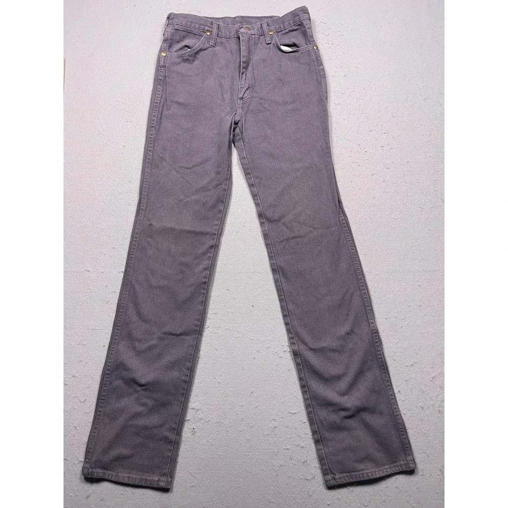 Wrangler 936CHG Jeans 100% Cotton Charcoal Grey 30x36 Mens